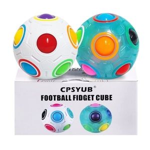 FOOTBALL FIDGET CUBE | Brand new set of 2 fidget cubes
